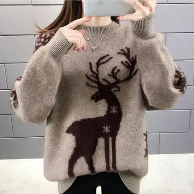 Aisha Sweater | Pull de Noël en cachemire pour femmes