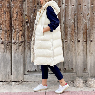 Chaqueta larga de mujer