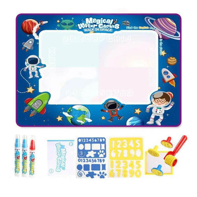Tapis de dessin à l'eau magique Jouet Montessori - Tapis de gribouillage à l'eau