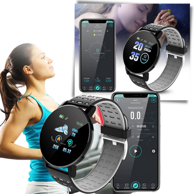Reloj inteligente resistente al agua con monitor de actividad física