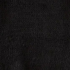 Texture de tissu noir en gros plan, montrant un motif tricoté serré. Idéal pour vêtements d'hiver, mode, textile, design intérieur.