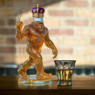 Carafe à Whisky Drôle Bigfoot Verre Bouteille