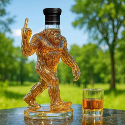Carafe à Whisky Drôle Bigfoot Verre Bouteille