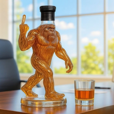 Carafe à Whisky Drôle Bigfoot Verre Bouteille