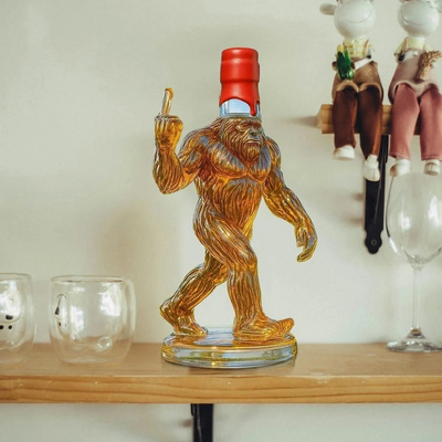 Carafe à Whisky Drôle Bigfoot Verre Bouteille