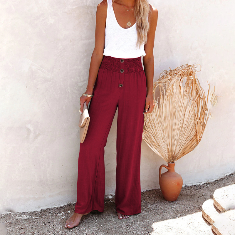 FARA | Pantalones elegantes de cintura alta