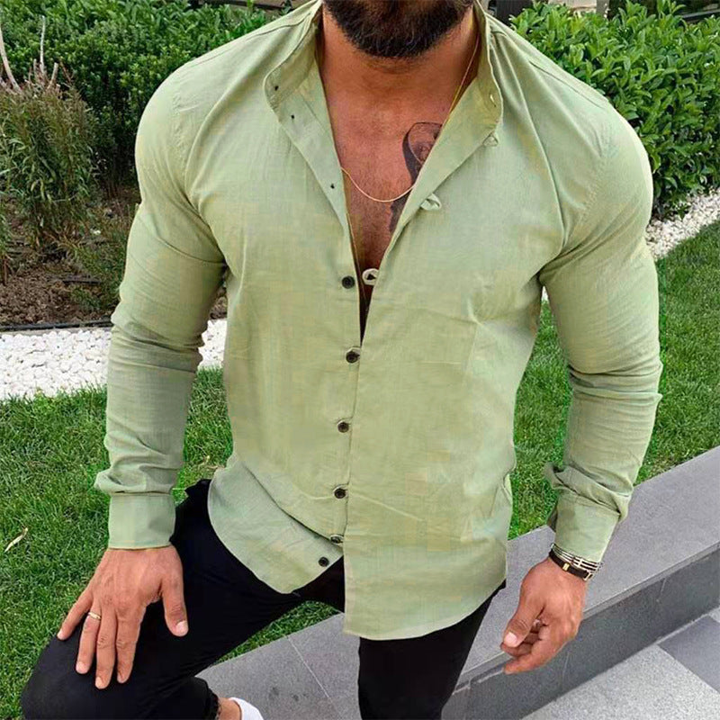 Lois | Camisa de lino sencilla para hombre