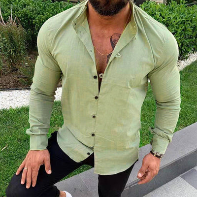 Lois | Camisa de lino sencilla para hombre