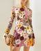 Flora - Vestido elegante con decoración floral