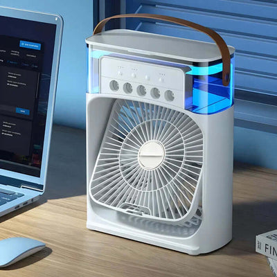 Enfriador de aire portátil 3 en 1 con LED
