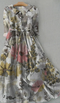 Ilse - Robe à fleurs vintage