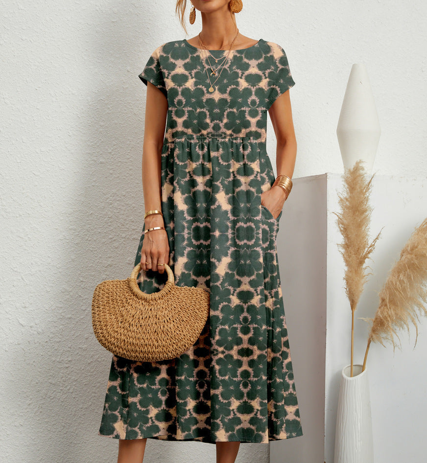 Andrea | Robe à fleurs élégante pour toutes les occasions