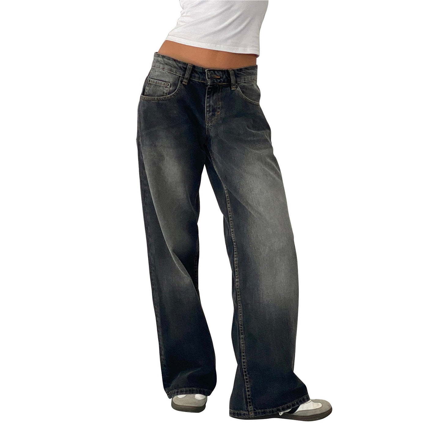 Jasmine - Pantalones vaqueros anchos para mujer