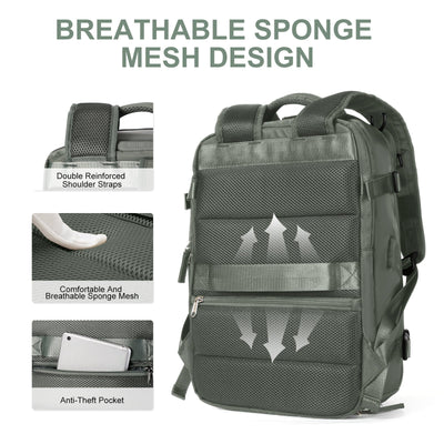Mochila - Bolsa de viaje grande impermeable para senderismo y viajes