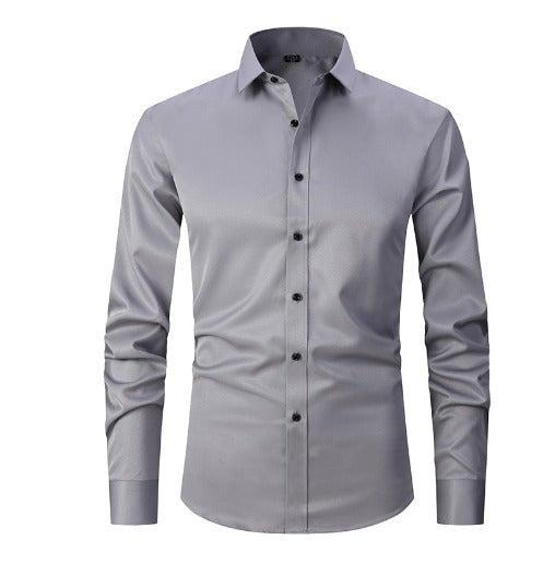 Camisa elástica para hombre para máxima comodidad.