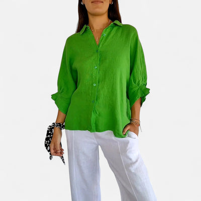 Old Monarchy | Camisa de lino de verano para mujer: elegancia natural y transpirable