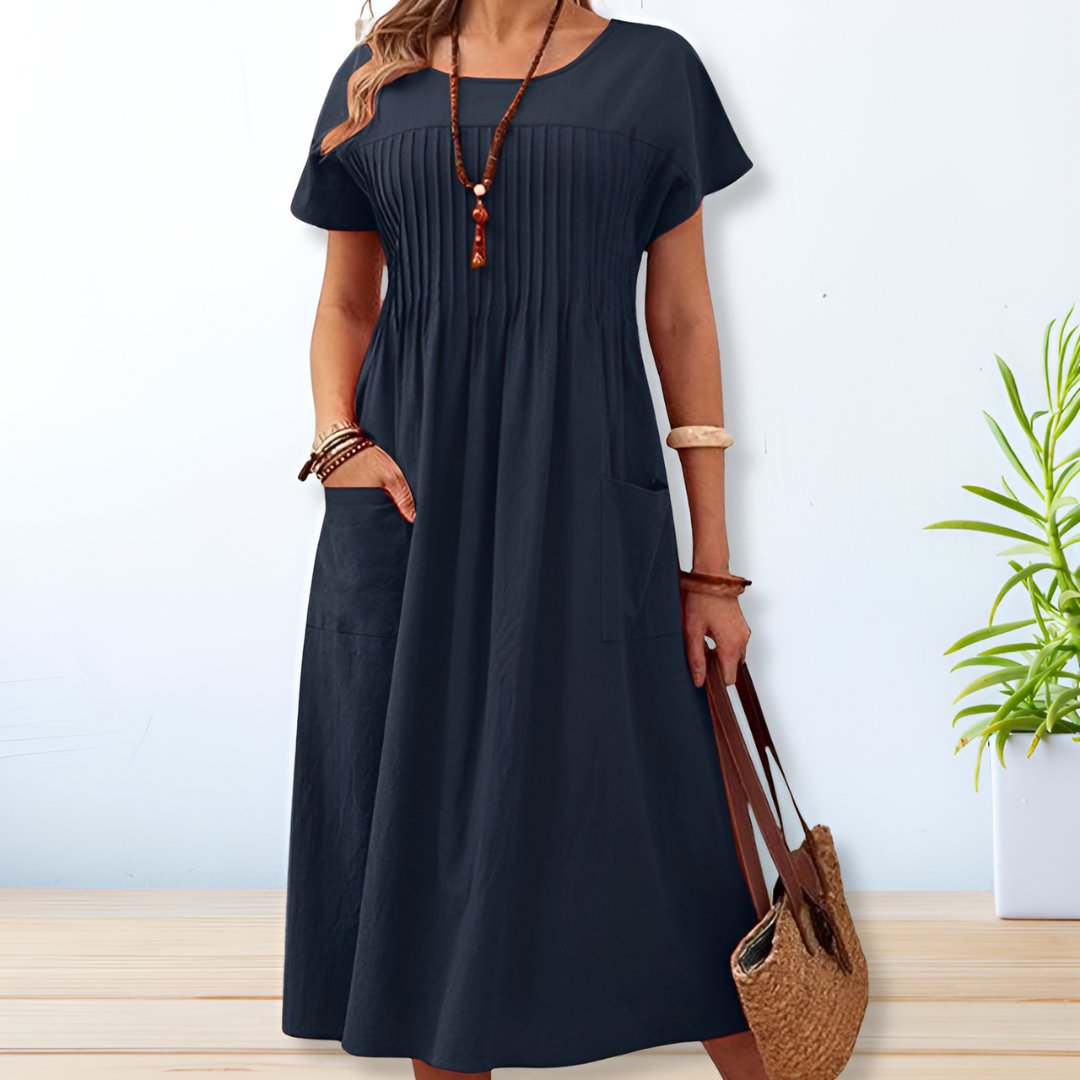Vestido casual y suave para mujer: comodidad para el día a día.