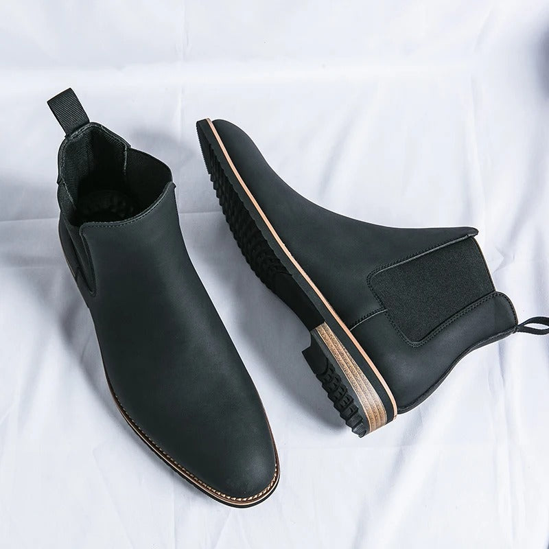 Niko - Botas de piel para hombre elegantes y cómodas.