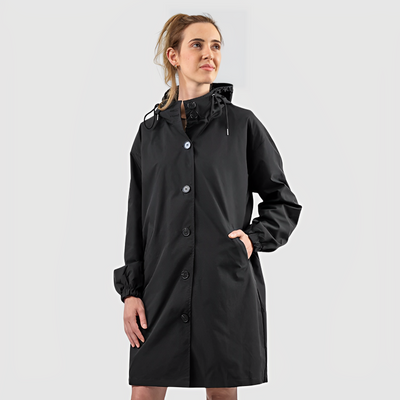 Imperméable classique à capuche pour femmes