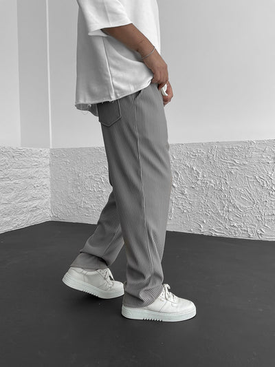 Mueler-mode | Pantalones cómodos de spandex acanalado