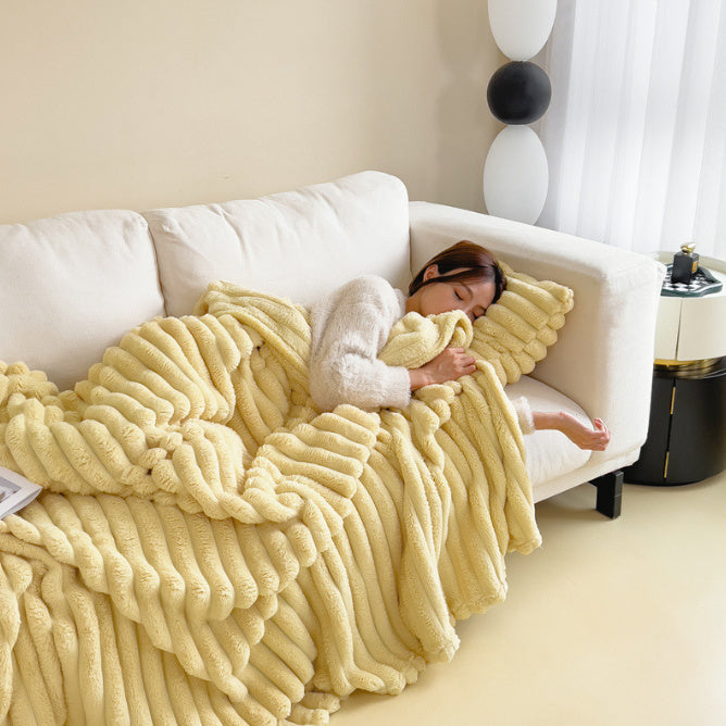 Couverture douillette - La chaleur parfaite pour les soirées d'hiver