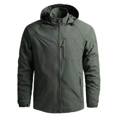Veste cargo coupe-vent légère pour hommes