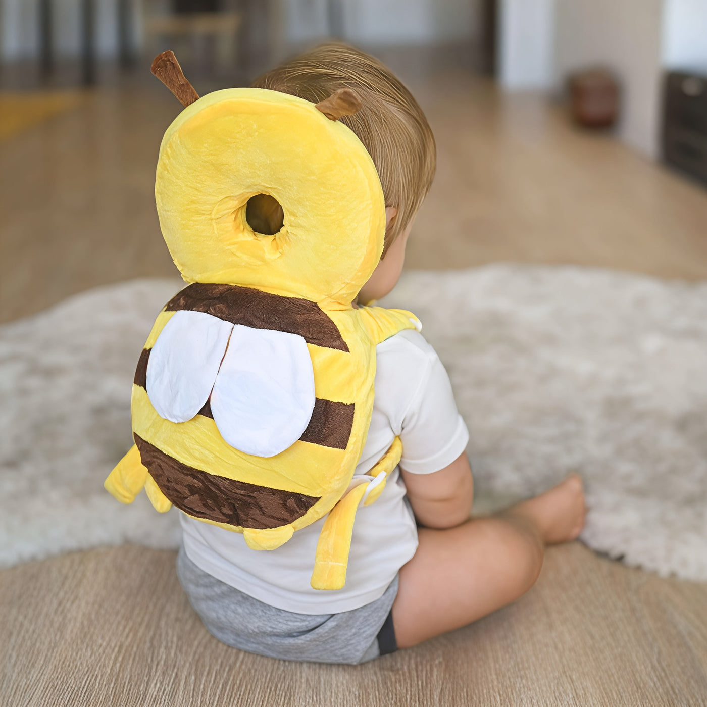 Hodebeskyttende pute for baby Sikkerhetsryggsekk