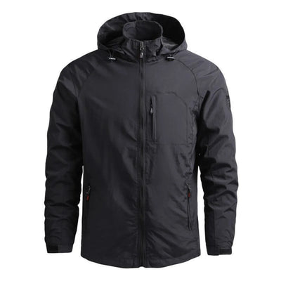 Veste cargo coupe-vent légère pour hommes