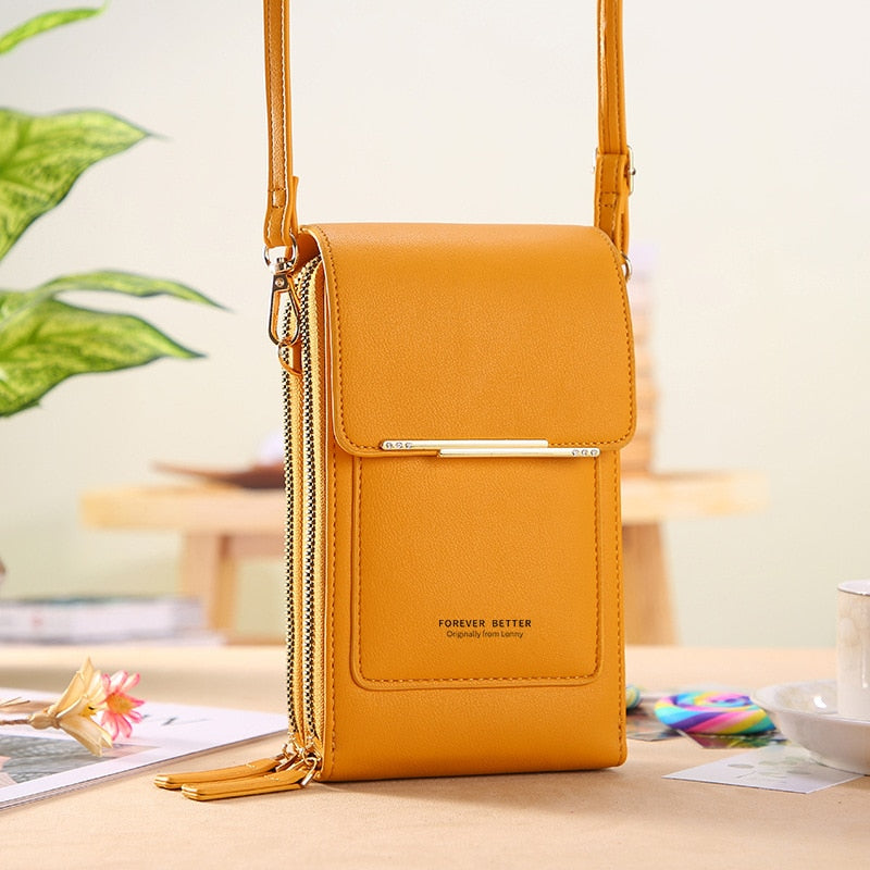 Sac bandoulière en cuir jaune moutarde, design élégant avec fermeture éclair, idéal pour femme. Accessoire mode tendance et pratique.