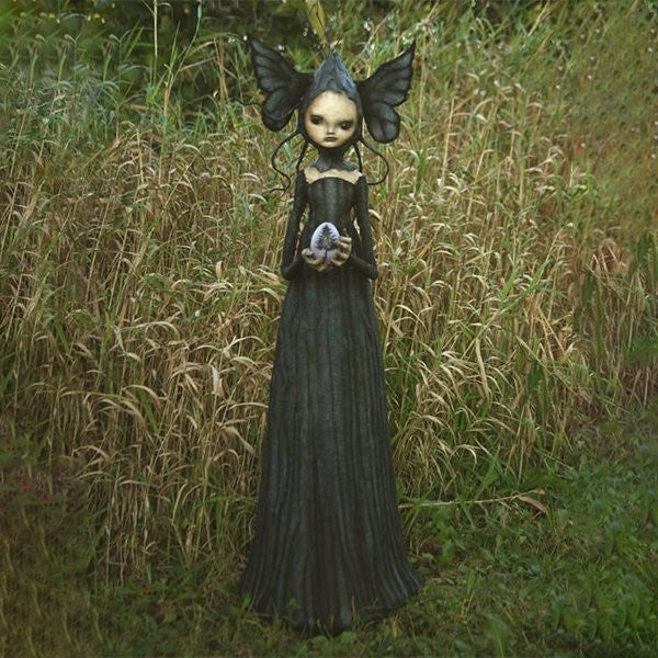 MysticWitch | Korkutucu cadı heykelleri – Karanlık ve garip sanat, Cadılar Bayramı dekorasyonu, gotik iç dekorasyon
