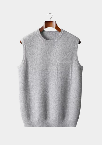 Turtleneck Vest 100% Cashmere