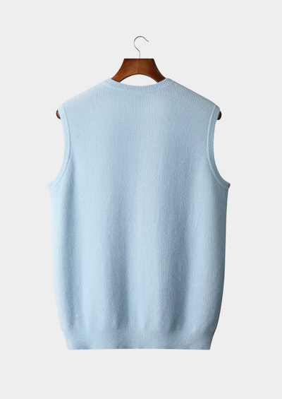 Turtleneck Vest 100% Cashmere