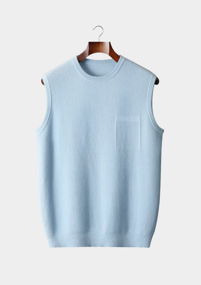Turtleneck Vest 100% Cashmere
