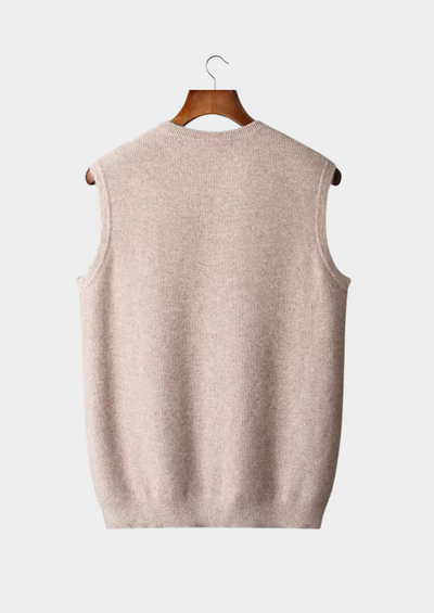 Turtleneck Vest 100% Cashmere