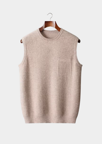 Turtleneck Vest 100% Cashmere