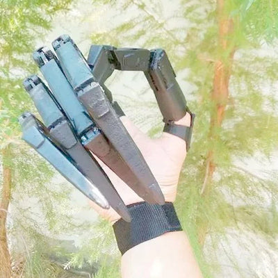 CreepaClaw - 3D可動指エクステンション - ハロウィン用可動クロー付きコスプレハンドアクセサリー