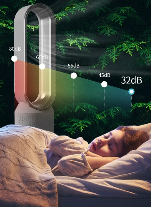 AirPure Refroidisseur d'air 3 en 1, purificateur d'air UV et ionisateur