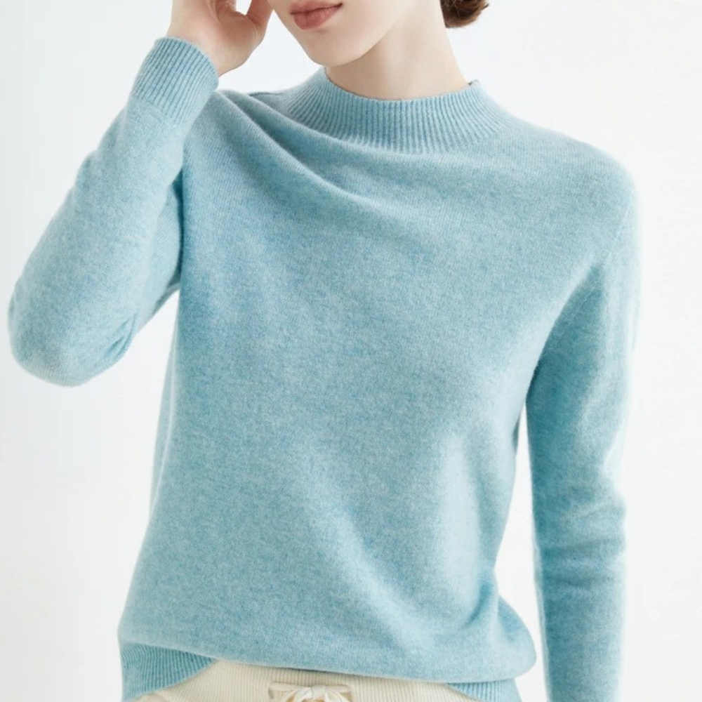 Maglione lavorato a maglia in cashmere da donna - Maglione invernale in lana cashmere lussuoso e morbido