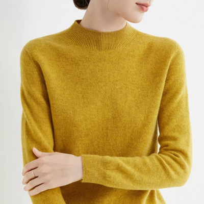 Maglione lavorato a maglia in cashmere da donna - Maglione invernale in lana cashmere lussuoso e morbido