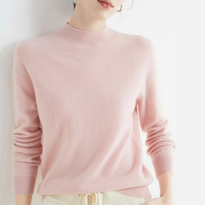 Maglione lavorato a maglia in cashmere da donna - Maglione invernale in lana cashmere lussuoso e morbido