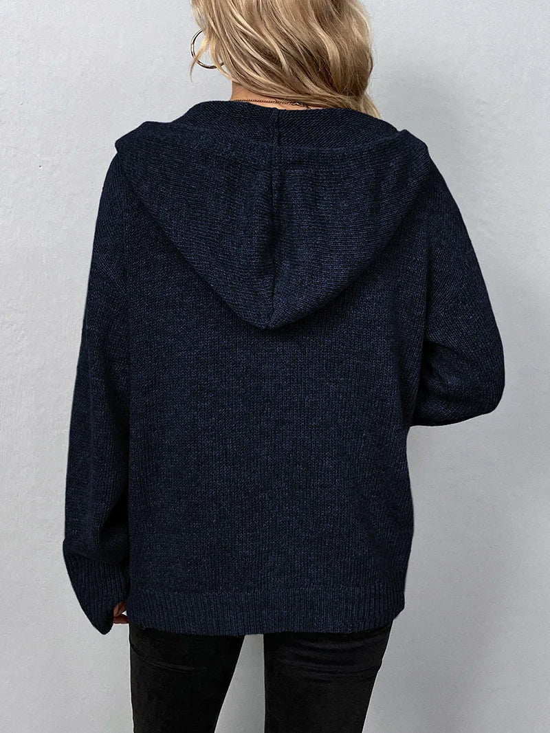 Gilet à capuche pour femme