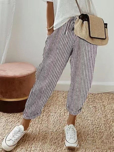 Kelly - Pantalones casuales estampados multicolores
