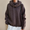 Sudadera con capucha de punto elegante para mujer
