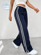 Dimphy | Elegantes pantalones rectos de cintura alta