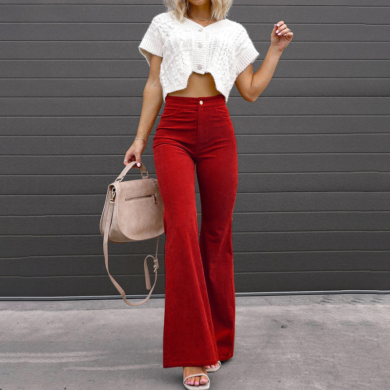 Pantalon évasé style Vogue