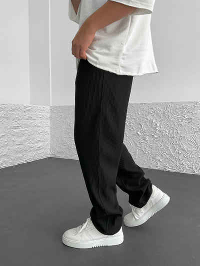 Mueler-mode | Pantalones cómodos de spandex acanalado
