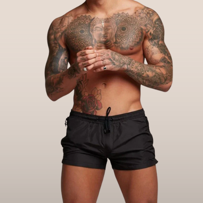Enzo - Short de bain avec cordon de serrage à la taille