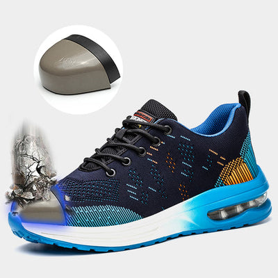 SafeSneakers Blue Air - Zapatos de seguridad, zapatos deportivos, zapatos de trabajo, puntera de acero
