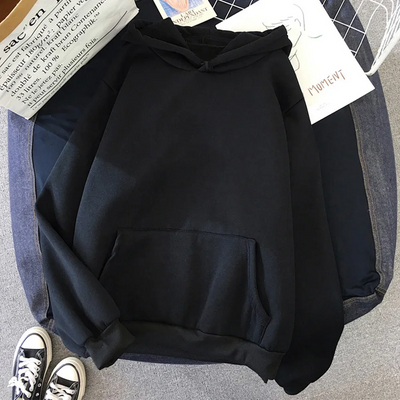 Sweat à capuche femme - Coupe oversize - Polaire - Poche kangourou - Bordures côtelées - Style décontracté