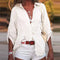 Blusa de lino de verano para mujer con un corte elegante y una comodidad aireada.
